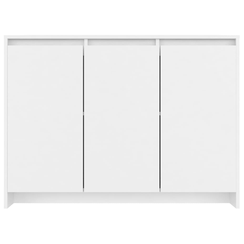 Komoda bijela 102 x 33 x 75 cm od konstruiranog drva