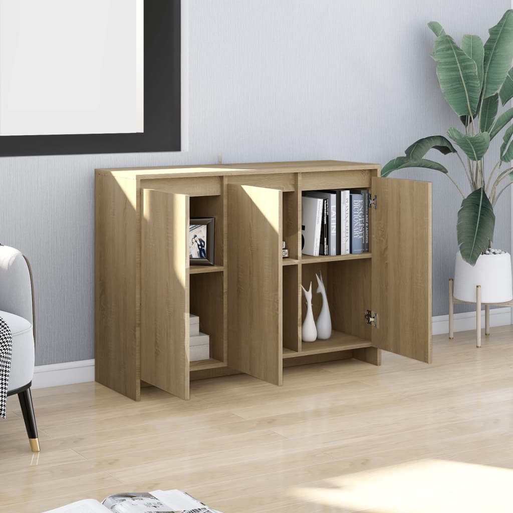 Komoda boja hrasta sonome 102 x 33 x 75 cm konstruirano drvo