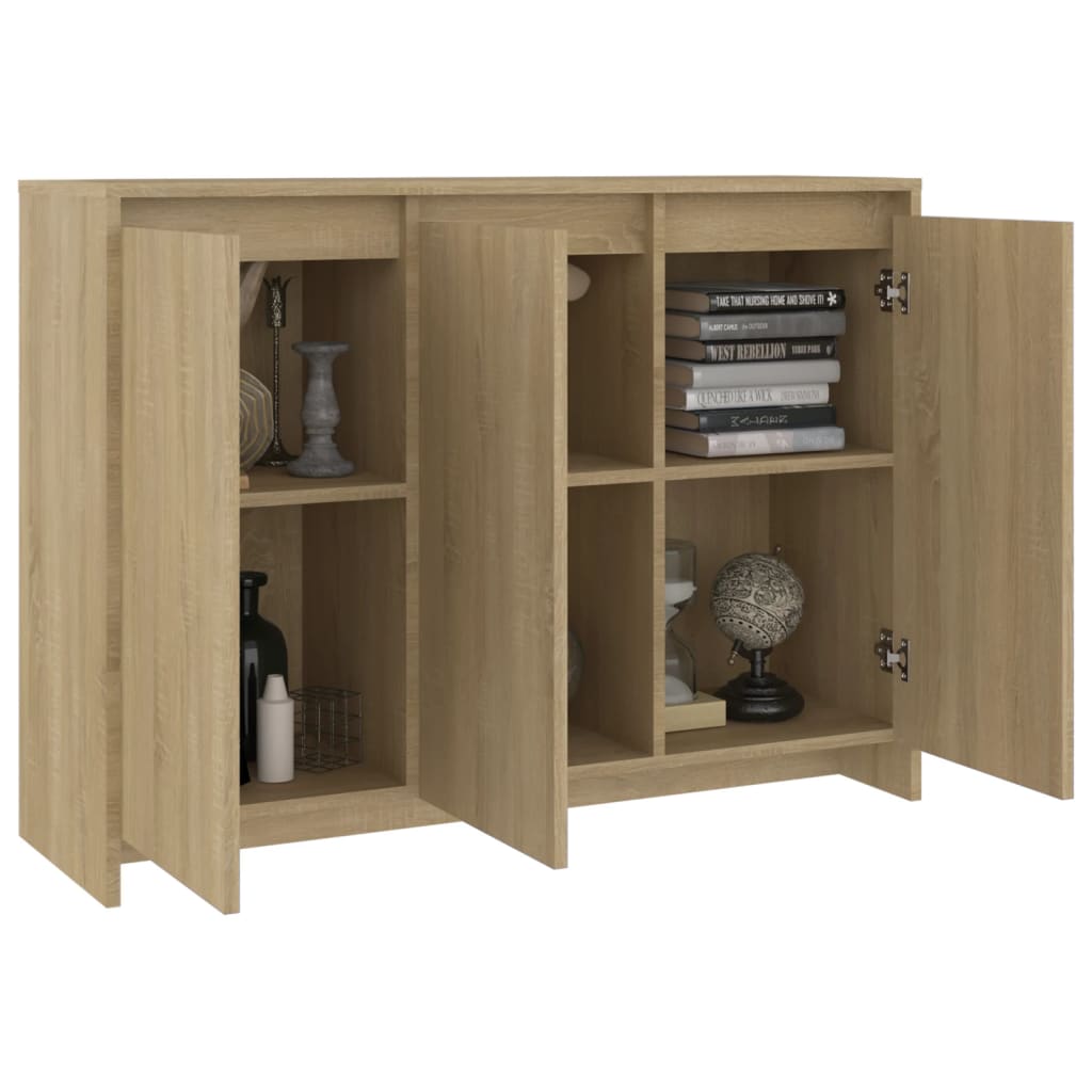 Komoda boja hrasta sonome 102 x 33 x 75 cm konstruirano drvo