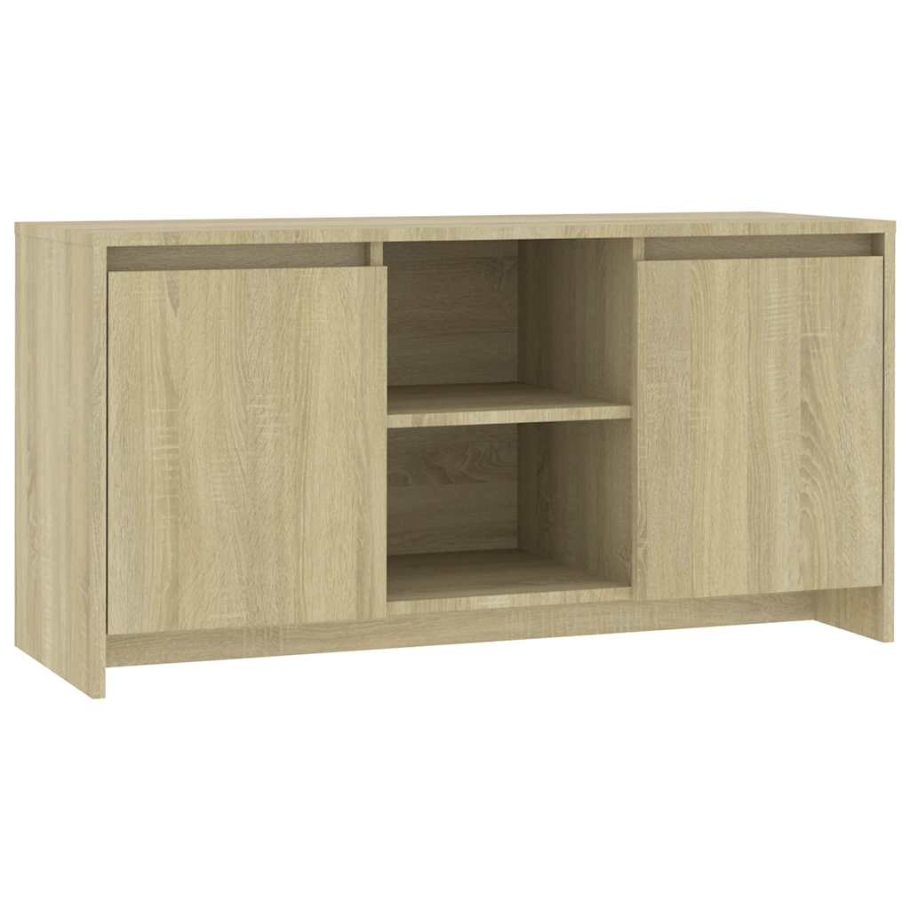 TV ormarić boja hrasta 102 x 37,5 x 52,5 cm konstruirano drvo