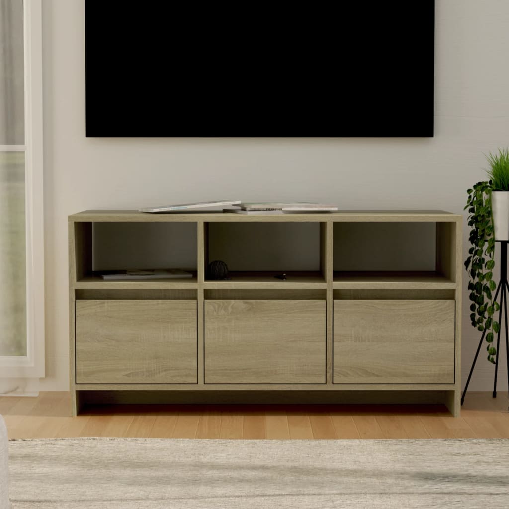 TV ormarić boja hrasta 102 x 37,5 x 52,5 cm konstruirano drvo