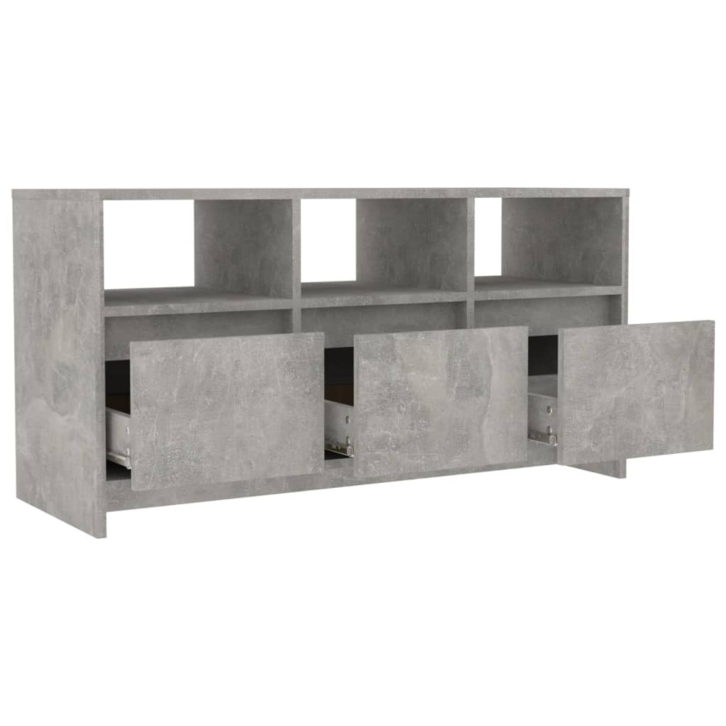 TV ormarić boja betona 102x37,5x52,5 cm od konstruiranog drva