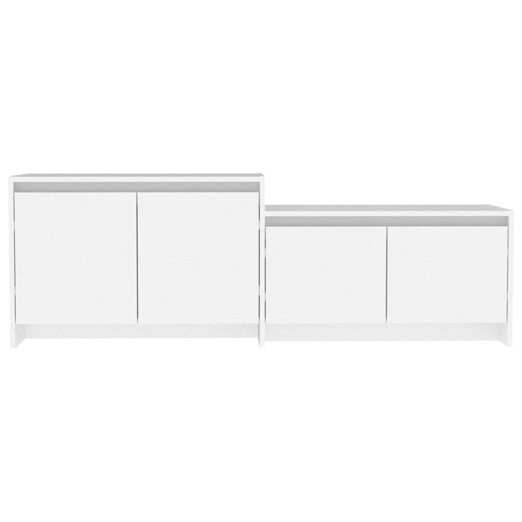 TV ormarić bijeli 146,5 x 35 x 50 cm od konstruiranog drva