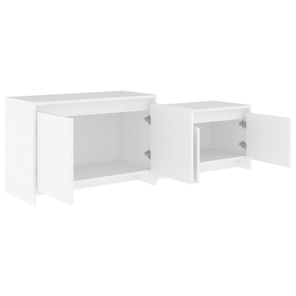 TV ormarić bijeli 146,5 x 35 x 50 cm od konstruiranog drva