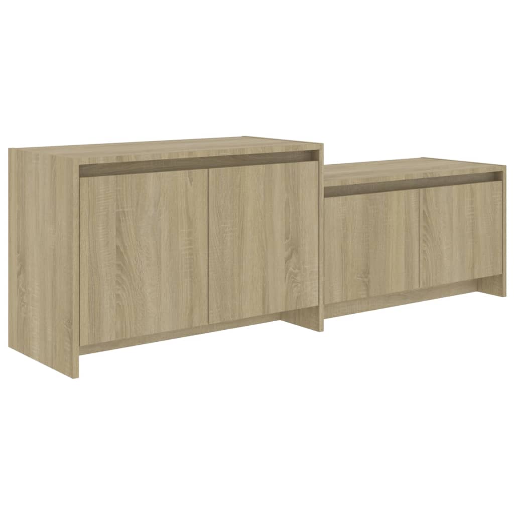 TV ormarić boja hrasta sonome 146,5x35x50 cm konstruirano drvo