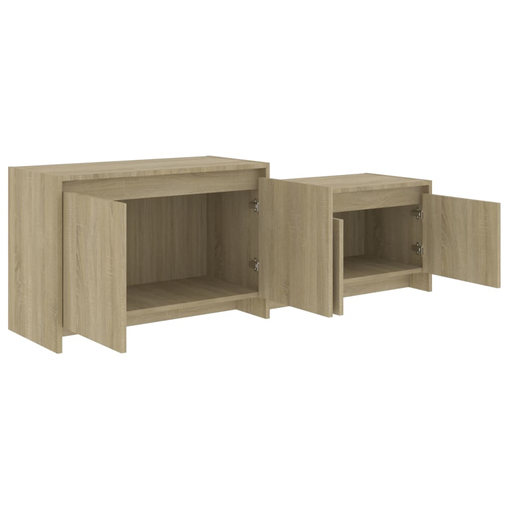 TV ormarić boja hrasta sonome 146,5x35x50 cm konstruirano drvo