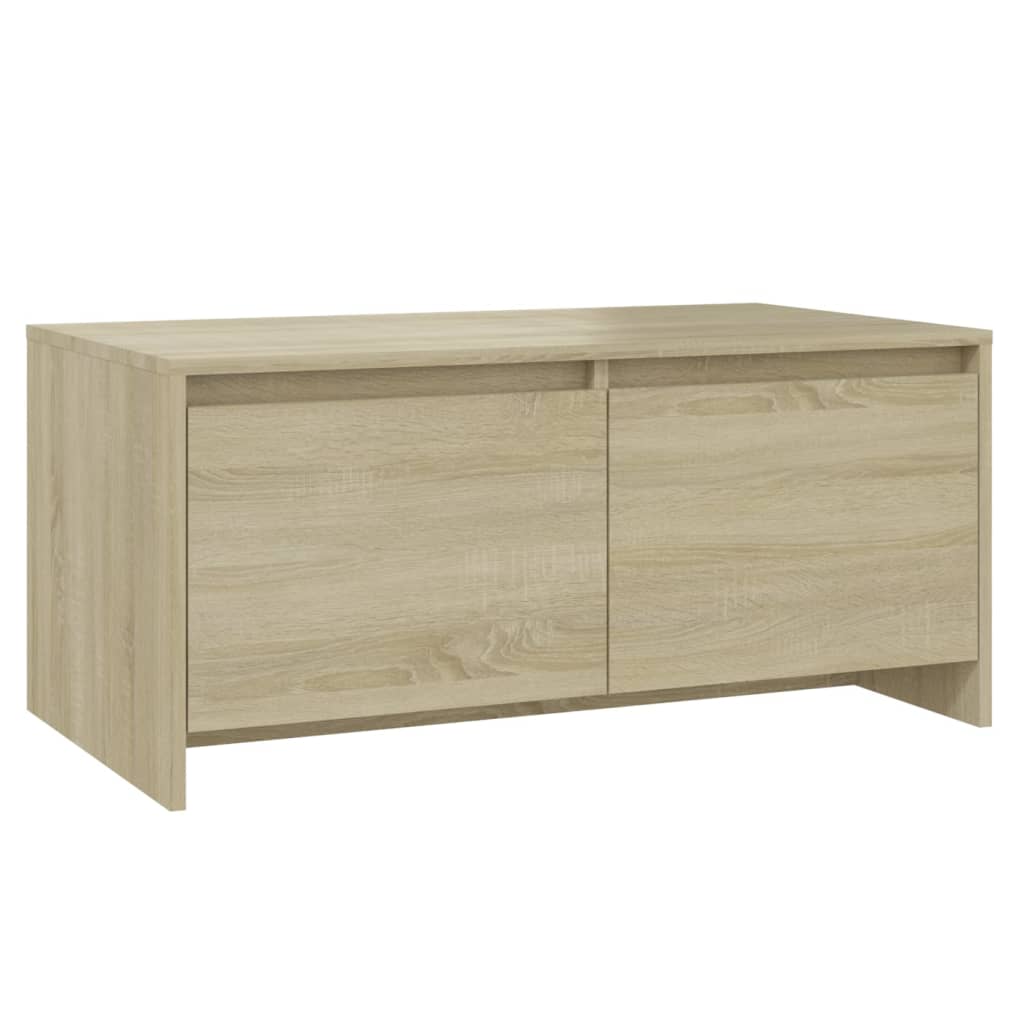 Stolić za kavu boja hrasta 90 x 50 x 41,5 cm konstruirano drvo