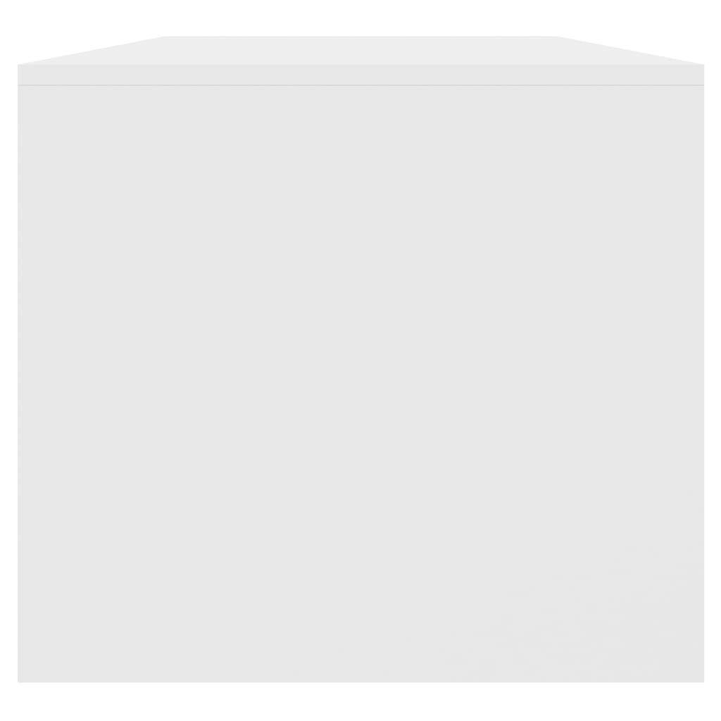 Stolić za kavu bijeli 102 x 50 x 45 cm od konstruiranog drva