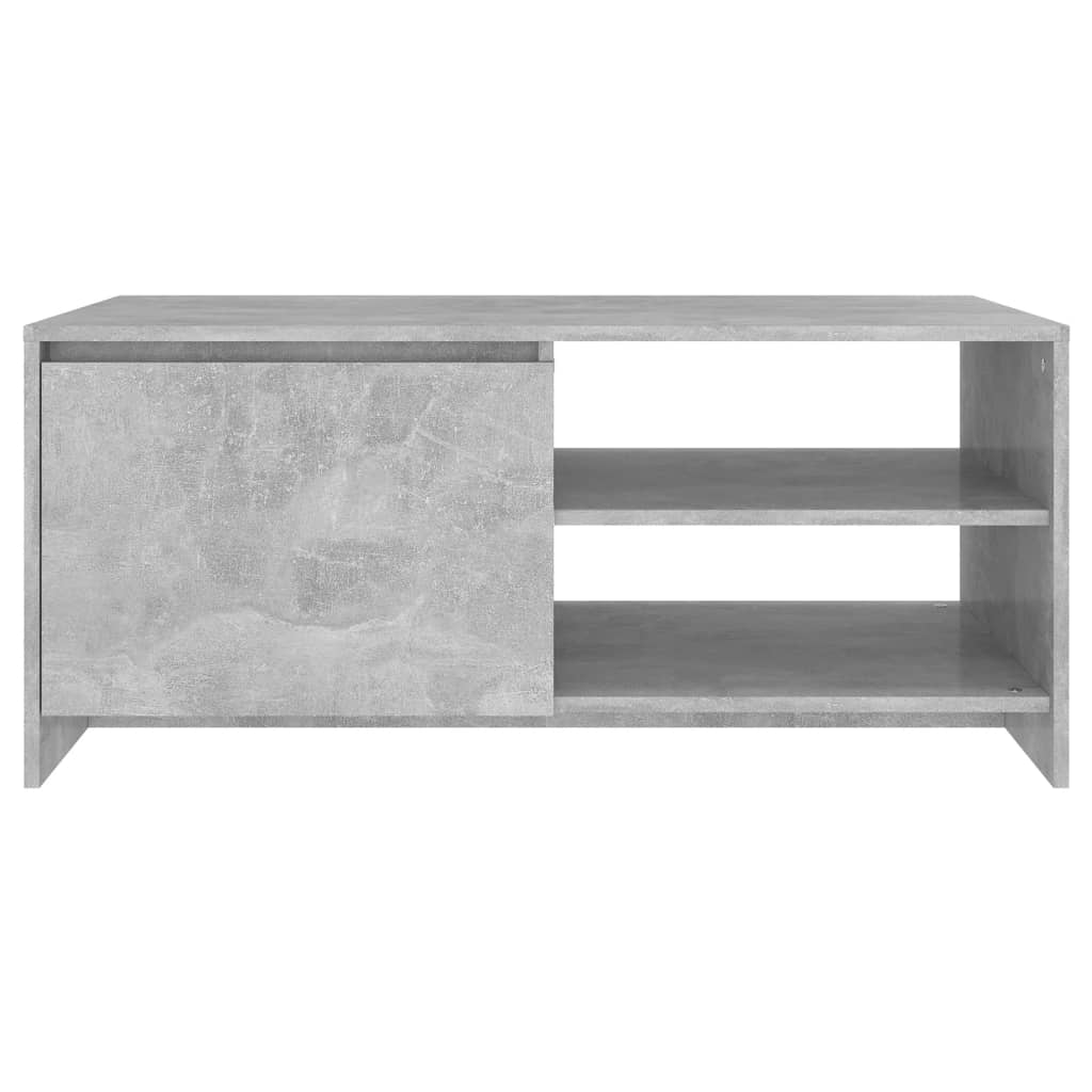 Stolić za kavu boja betona 102 x 50 x 45 cm konstruirano drvo