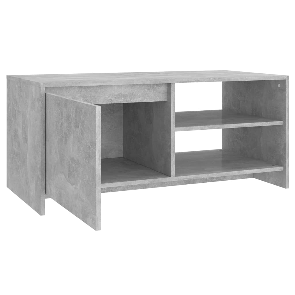 Stolić za kavu boja betona 102 x 50 x 45 cm konstruirano drvo