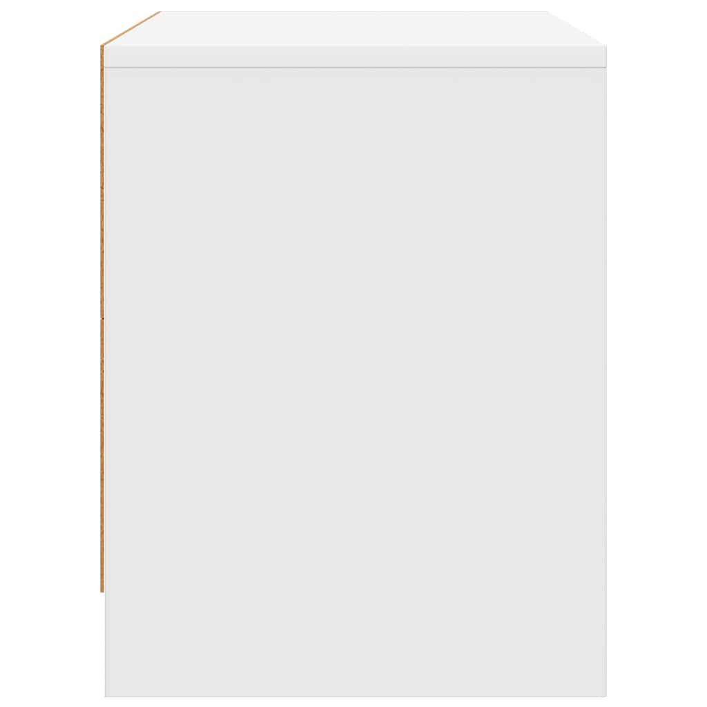 Noćni ormarići 2 kom bijeli 45 x 34 x 44,5 cm konstruirano drvo