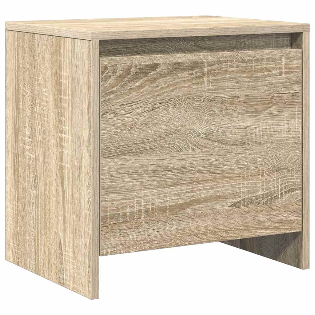 Noćni ormarić boja hrasta 45 x 34 x 44,5 cm konstruirano drvo