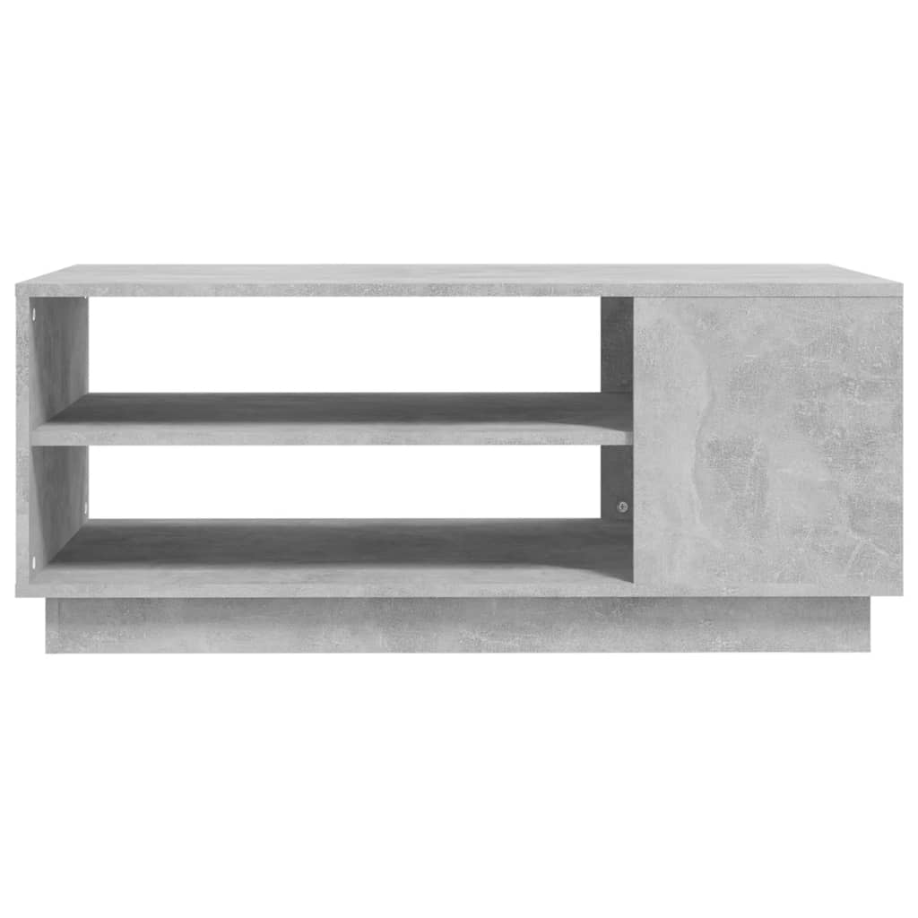 Stolić za kavu siva boja betona 102 x 55 x 43 cm od iverice