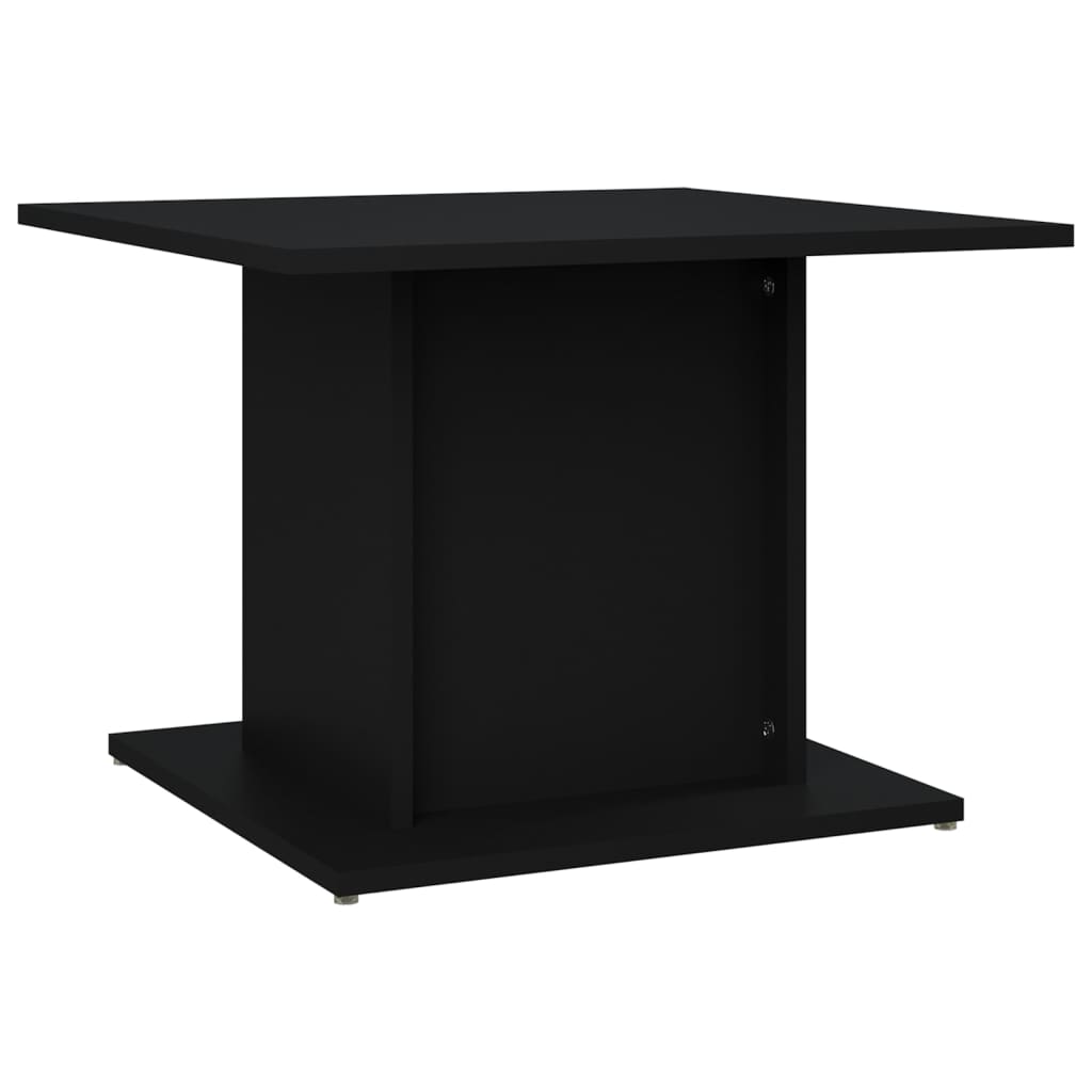 Stolić za kavu crni 55,5 x 55,5 x 40 cm od konstruiranog drva