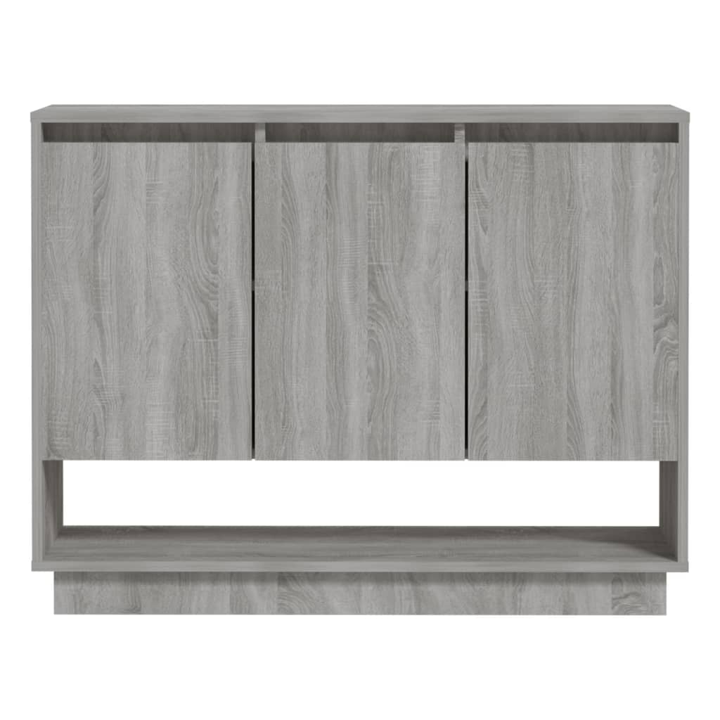 Komoda siva boja hrasta 97 x 31 x 75 cm od konstruiranog drva