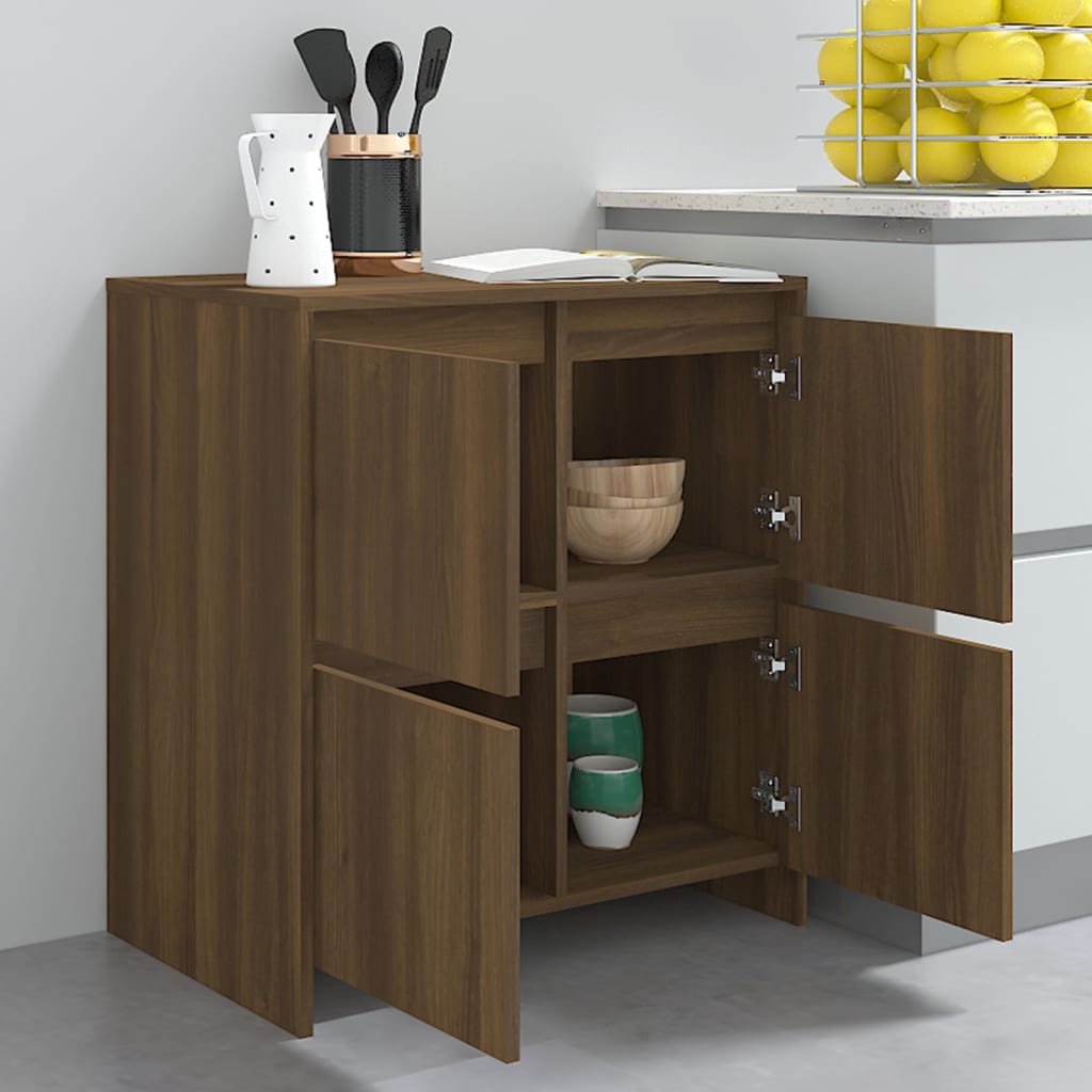 Komoda Smeđi hrast 70x41x75 cm od konstruiranog drva