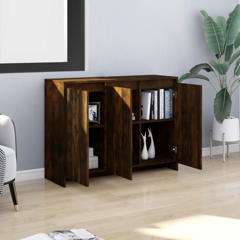 Komoda boja dimljenog hrasta 102x33x75 cm od konstruiranog drva