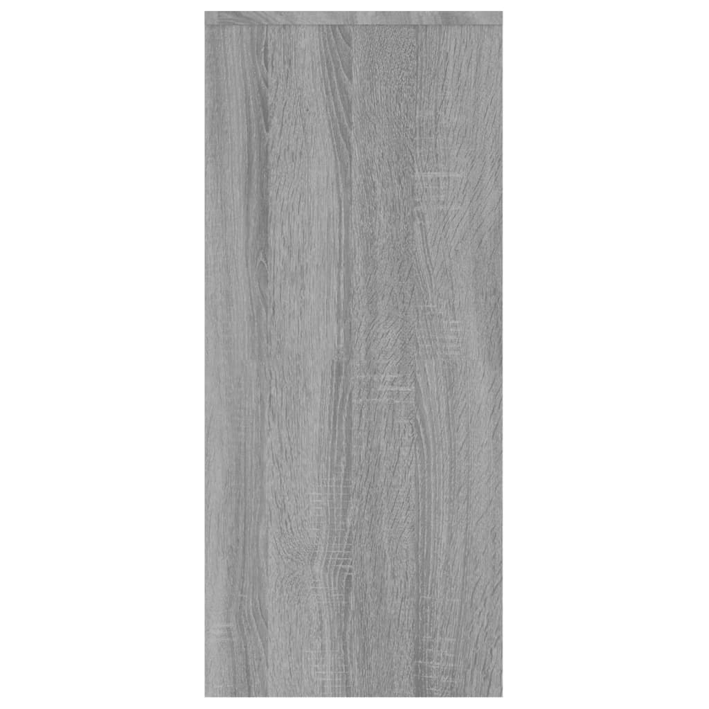 Komoda siva boja hrasta 102 x 33 x 75 cm od konstruiranog drva