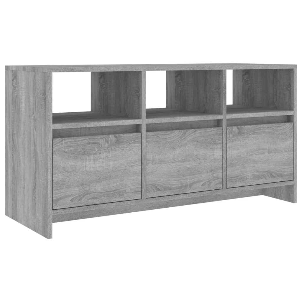 TV ormarić siva boja hrasta 102x37,5x52,5 cm konstruirano drvo