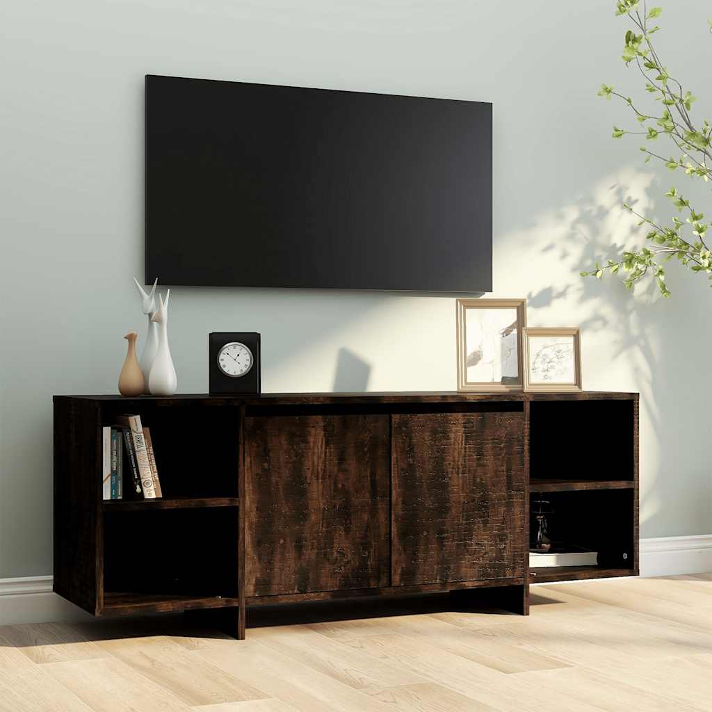 TV ormarić boja dimljenog hrasta 130 x 35 x 50 cm od iverice