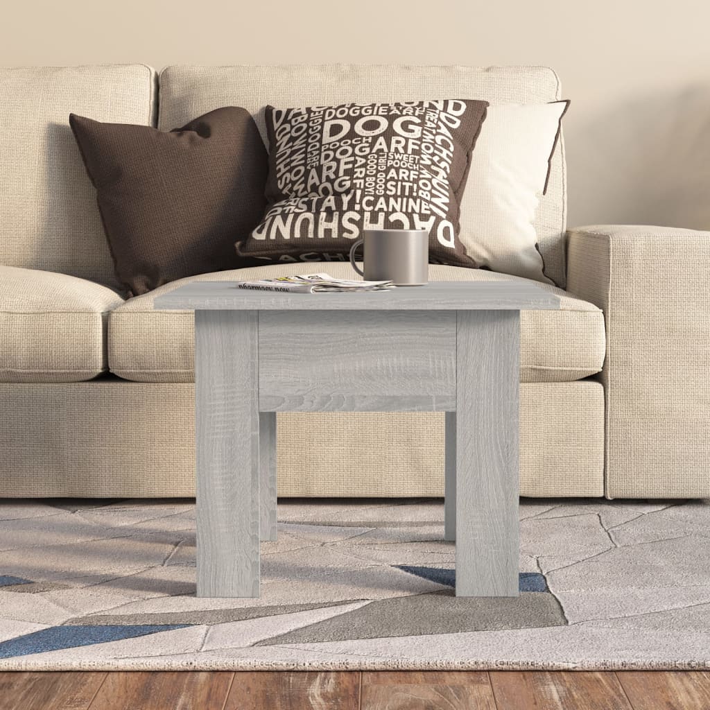 Stolić za kavu sivi hrast sonoma 55 x 55 x 42 cm od iverice