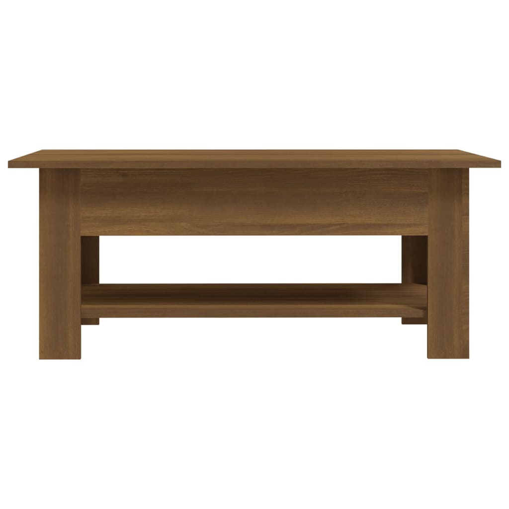 Stolić za kavu Smeđa hrasta 102x55x42 cm konstruirano drvo