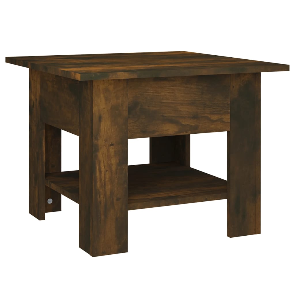 Stolić za kavu boja dimljenog hrasta 55 x 55 x 42 cm od iverice