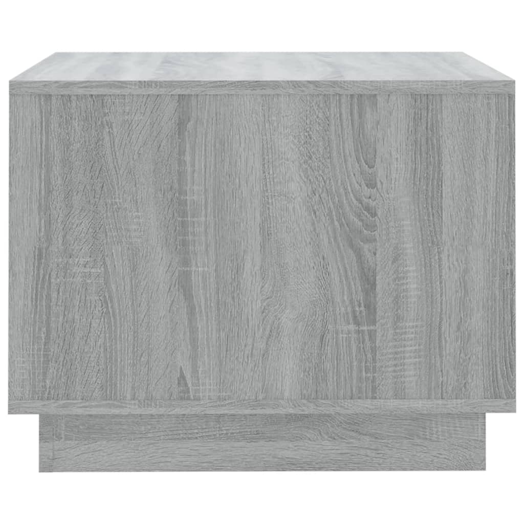 Stolić za kavu siva boja hrasta 55x55x43 cm konstruirano drvo