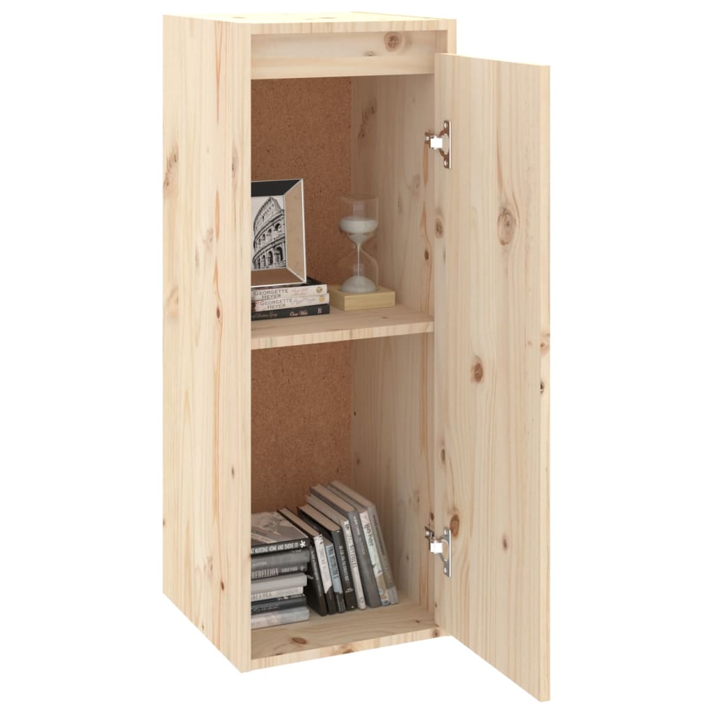 Zidni ormarići 2 kom 30 x 30 x 80 cm od masivne borovine