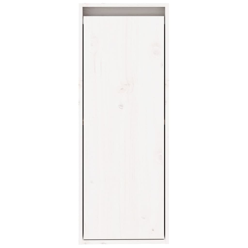 Zidni ormarić bijeli 30 x 30 x 80 cm od masivne borovine