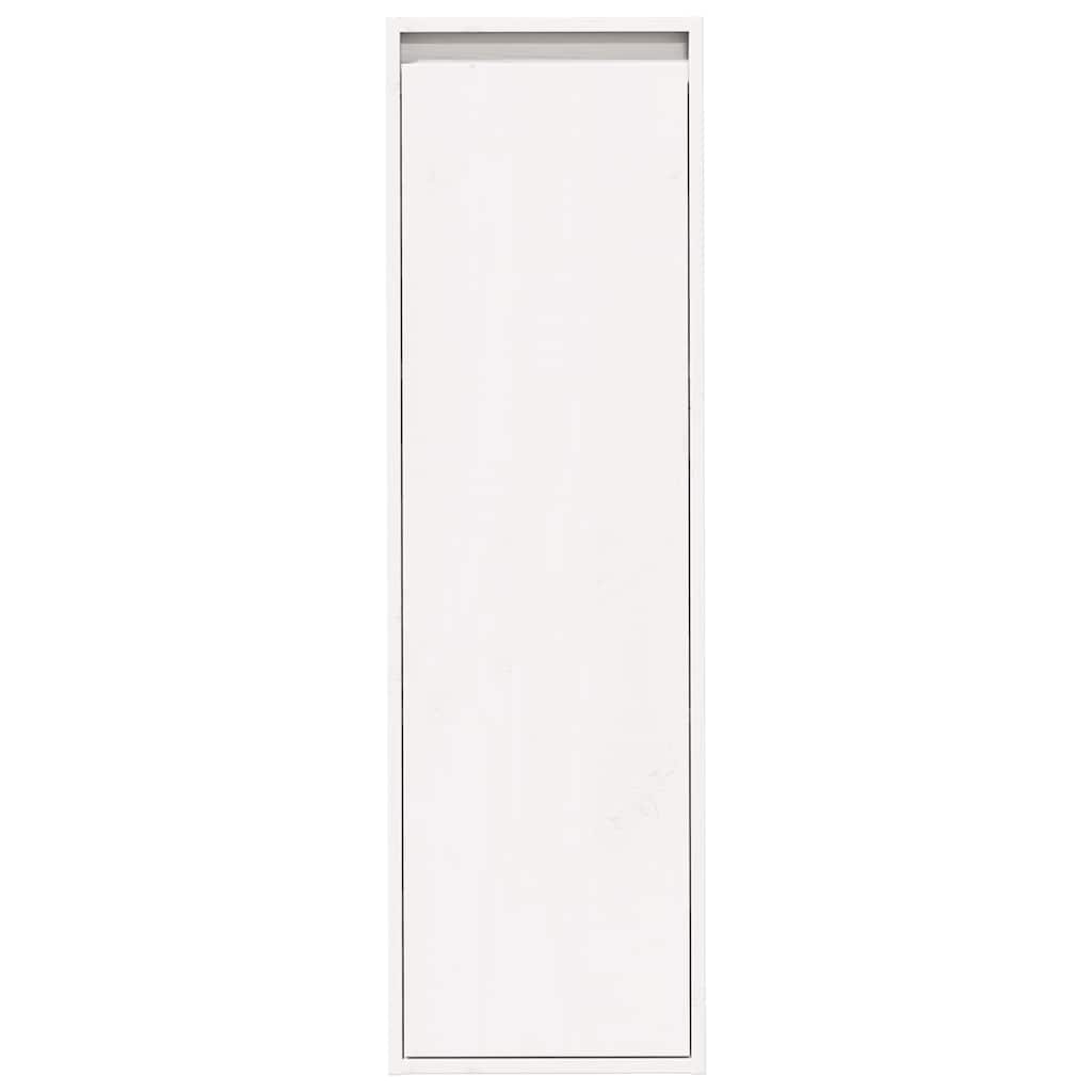 Zidni ormarić bijeli 30 x 30 x 100 cm od masivne borovine