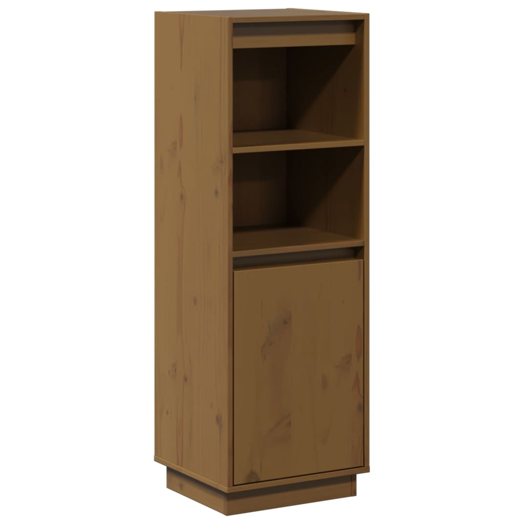 Visoka komoda boja meda 37 x 34 x 110 cm od masivne borovine
