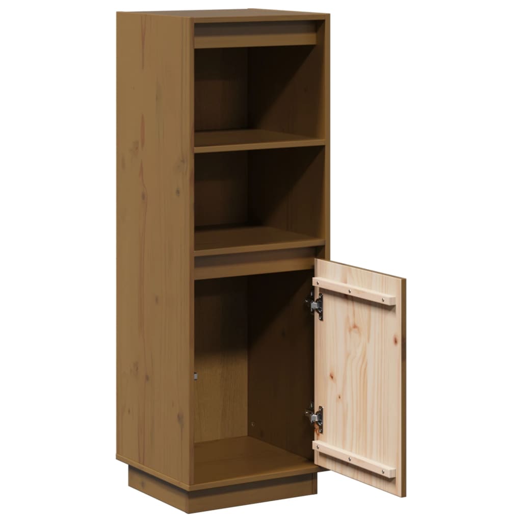 Visoka komoda boja meda 37 x 34 x 110 cm od masivne borovine