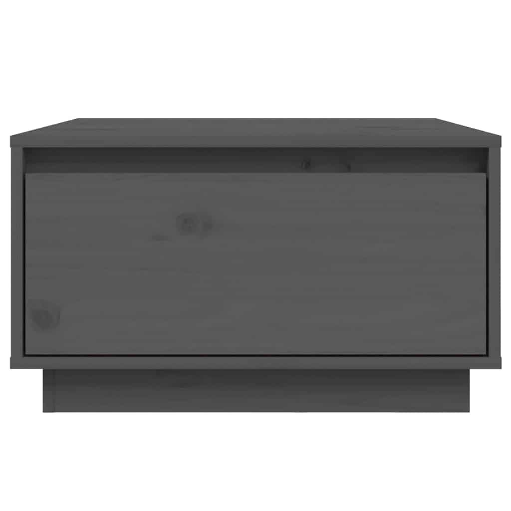 Stolić za kavu sivi 55 x 56 x 32 cm od masivne borovine