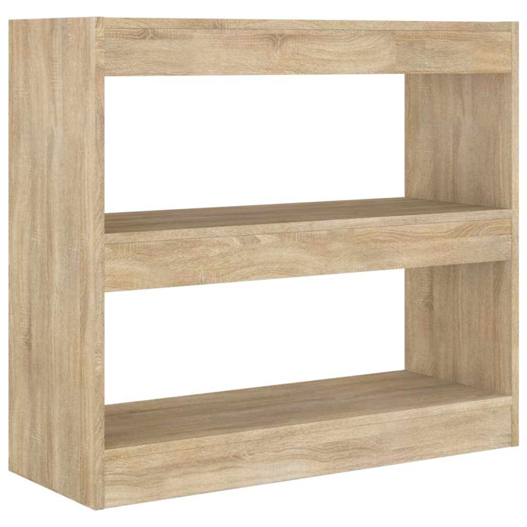 Ormarić za knjige / sobna pregrada boja hrasta 80x30x72 cm