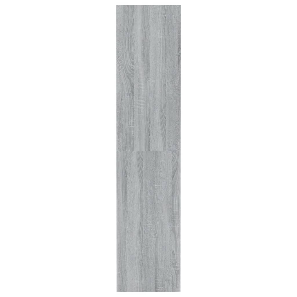 Ormarić za knjige / pregrada sivi hrast 80 x 30 x 135 cm drveni