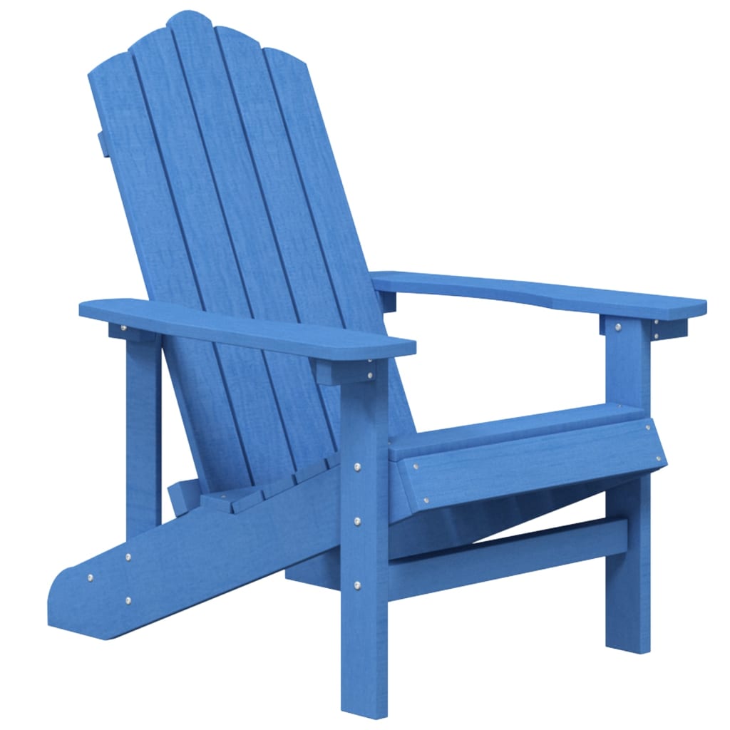 Vrtne stolice Adirondack 2 kom HDPE vodenoplave