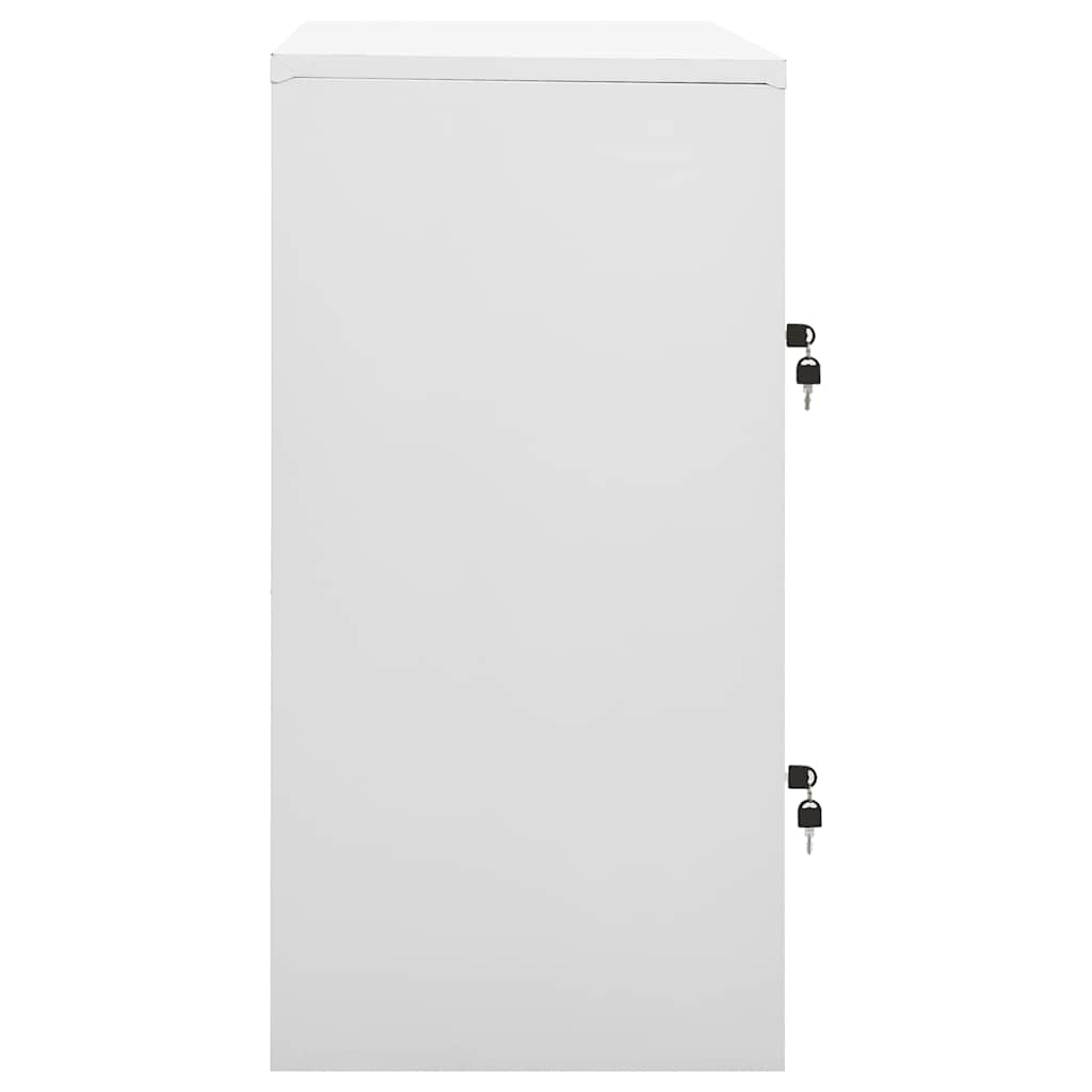 Ormarići s ključem 5 kom svjetlosivi 90 x 45 x 92,5 cm čelični