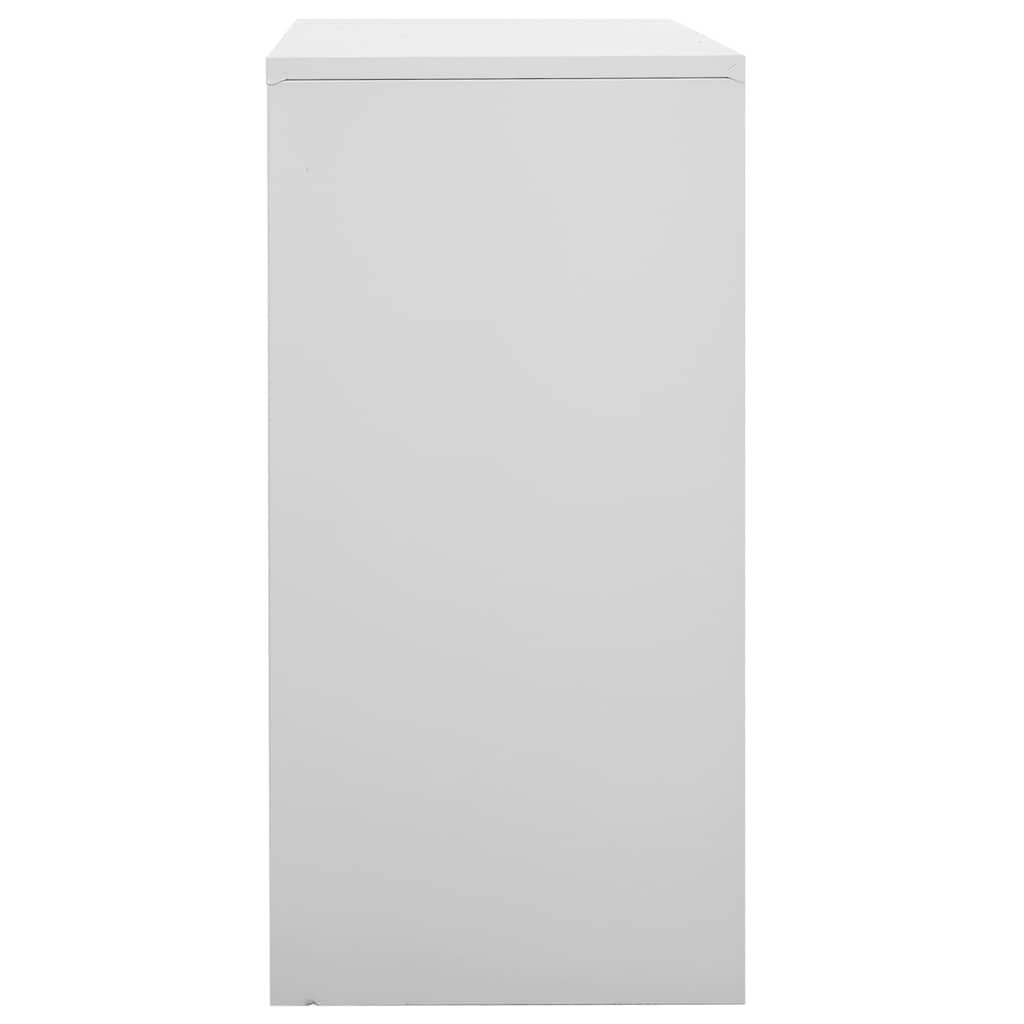 Ormarići s ključem 5 kom svjetlosivi 90 x 45 x 92,5 cm čelični