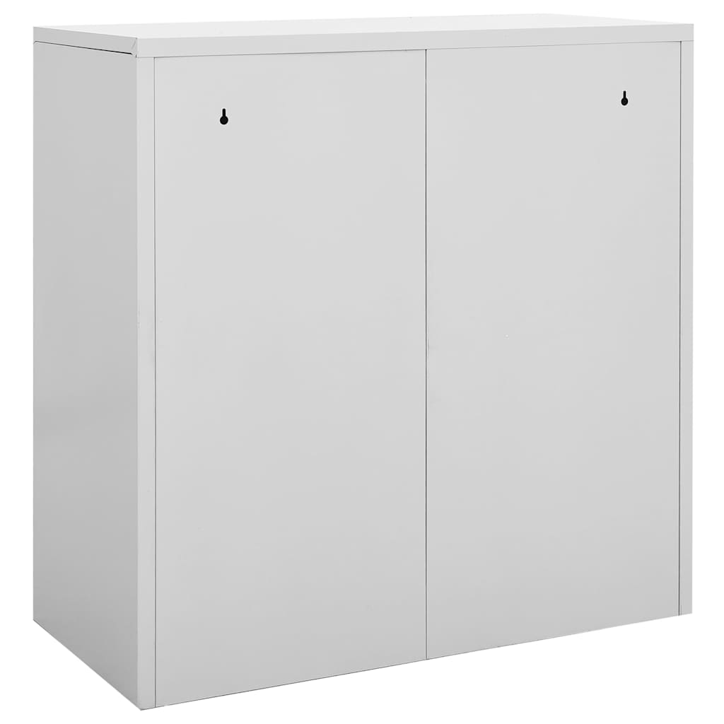 Ormarići s ključem 5 kom svjetlosivi 90 x 45 x 92,5 cm čelični