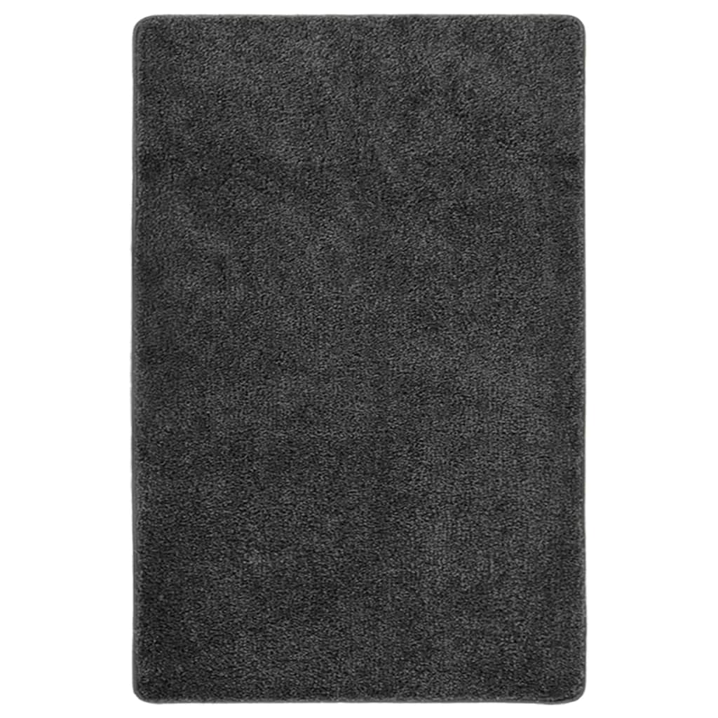 Čupavi tepih tamnosivi 200 x 290 cm protuklizni