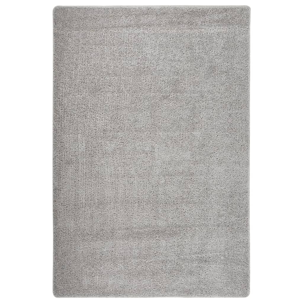 Čupavi tepih svjetlosivi 140 x 200 cm protuklizni