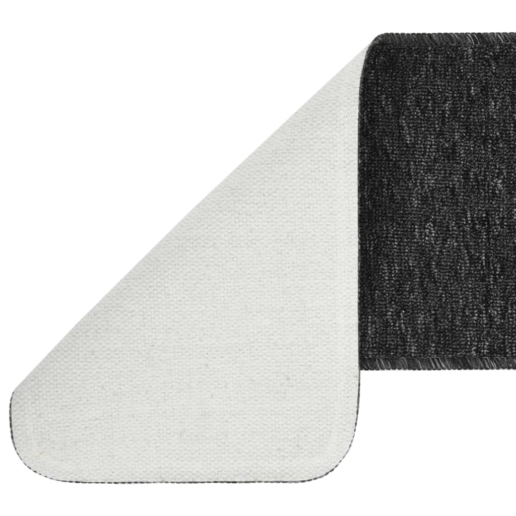 Protuklizni otirači za stepenice 15 kom 75 x 20 cm antracit
