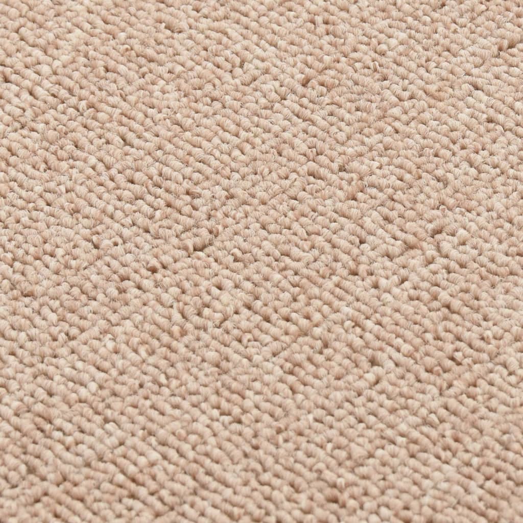 Protuklizni otirači za stepenice 15 kom 60x25 cm bež pravokutni