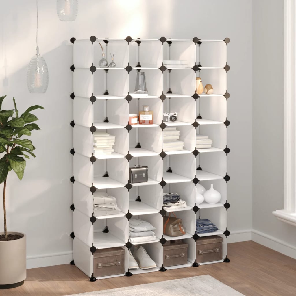 Stalak za cipele prozirni 93 x 36,5 x 140 cm PP
