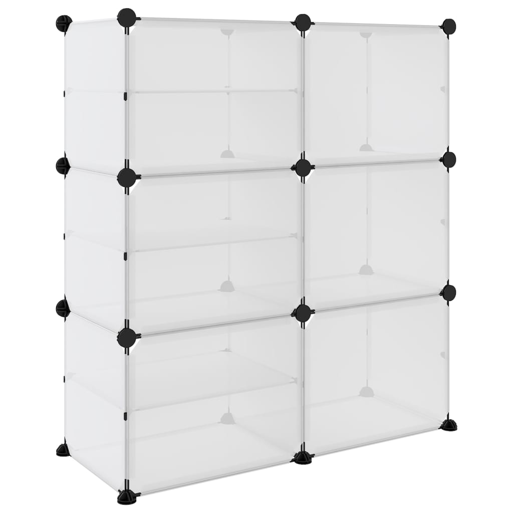 Stalak za cipele prozirni 84 x 31,5 x 93 cm PP