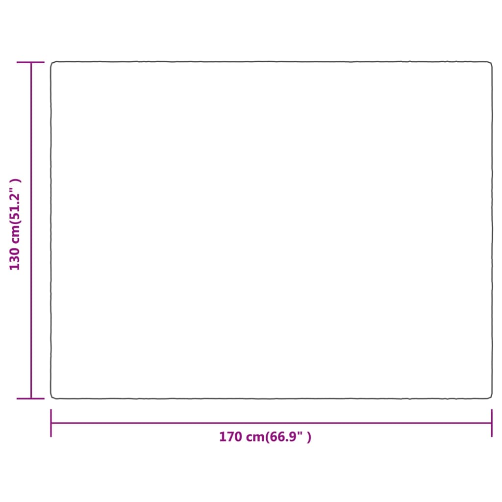 Deka boja pustinjske magle 130 x 170 cm poliesterska