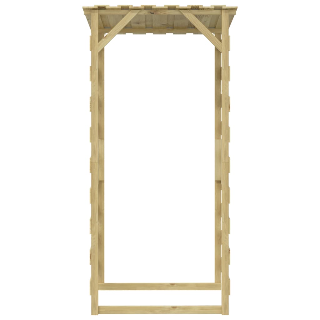 Pergole s krovom 2 kom 100 x 90 x 200 cm impregnirana borovina