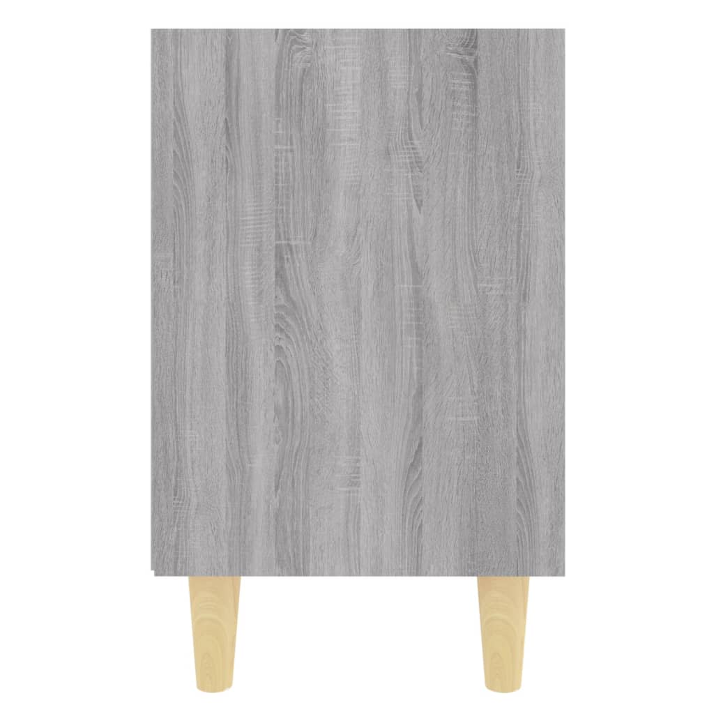 Noćni ormarići s drvenim nogama 2 kom boja hrasta 40x30x50 cm