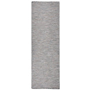 Vanjski tepih ravnog tkanja 80 x 250 cm smeđe-plava